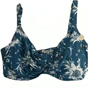 Artesands Fleur Du Champ Monet Soft Cup Underwire D-E Cup Bikini Top Size 16